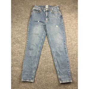 BDG Urban Outfitters Mom Jeans Women's 28 Distressed Light Blue High Rise